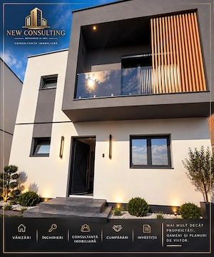Duplex  Premium în Moșnița | Toate Utilitățile | 116 mp Utili + 300 mp Grădină