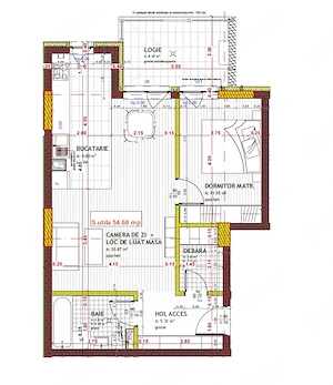 Constructor, vand apartamente 2 camere str. Tineretului, Floresti - imagine 14