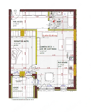 Constructor, vand apartamente 2 camere str. Tineretului, Floresti - imagine 15