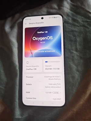 Vând telefon mobil oneplus 15r 