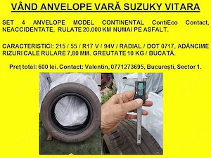 Vând 2 seturi roti Suzuki vitara 