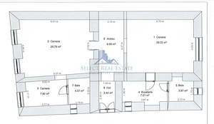 Apartament 91 mpu \ 3 camere \ Sibiu - Ultracentral - imagine 11