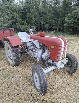 Tractor Steyr T84 (1956) + Remorcă   Complet și Funcțional (Piesă de colecție) - imagine 5