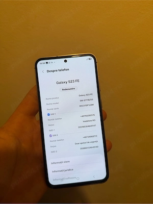 Vand Samsung S23 fe 