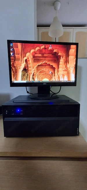 Sistem PC Office complet cu monitor + tastatura si mouse
