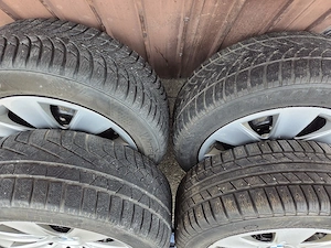 roti iarna bmw 205.55.16 fata 215.55.16 spate 5x120  - imagine 3