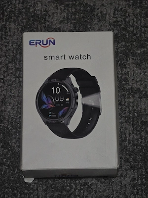 Smartwatch Erun - ecran rotund HD, monitorizare sănătate și sport, nou la cutie