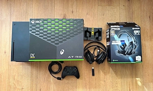 Xbox serie X noi jocuri console cu căști