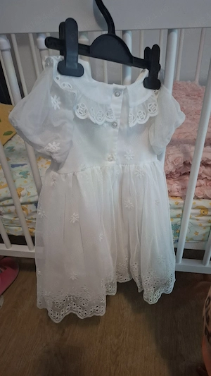rochiță alba fetite 