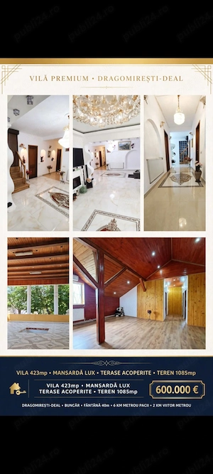 Particular  Dragomirești deal 355 mp  util teren 1085 mp intrare in sat  - imagine 9