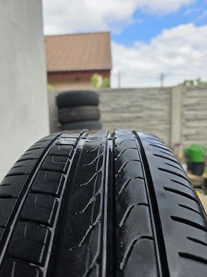 Set 4 jante aliaj 5x112 echipate cu anvelope vara 215/55/16 - imagine 3