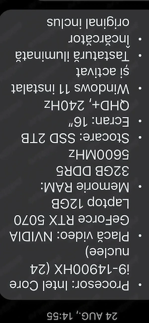 se vinde laptop