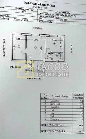 Oras Buhusi, 3 camere, etaj 1, str. Tineretului, jud. Bacau - imagine 2