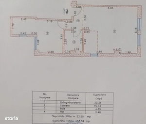 Apartament decomandat cu 2 camere Bloc 2015 - imagine 6