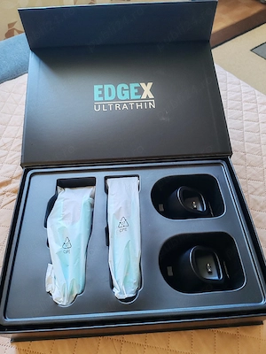 Set Kiepe PRO Edgex UltraThin: masina de tuns + contur Cordless Blue