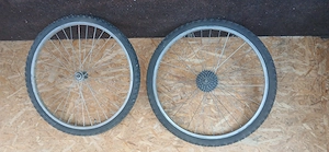 Vând set roți bicicletă 26' montain bike
