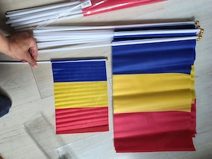  Set Stegulet Romania textil, 30 x 45 cm si 20 x 30 cm, Tricolor, Stegulete