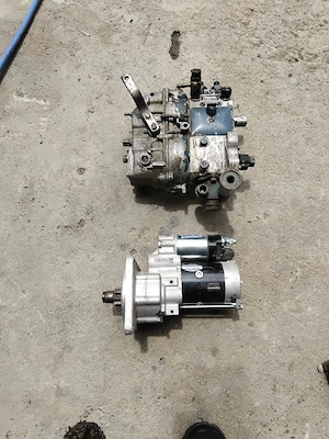 Electromotor + pompă de injecție Fiat 300 DT – piese tractor - imagine 3