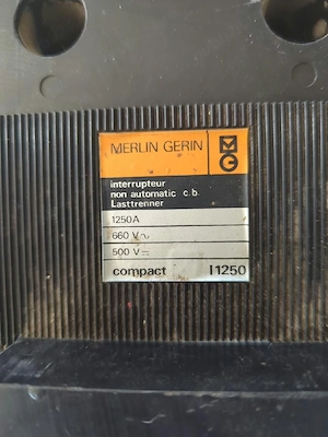 Întrerupător industrial Merlin Gerin Compact I1250   1250A