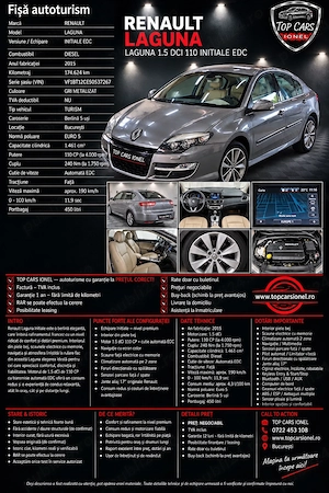 Renault Laguna Automata 1.5 2015 - imagine 15