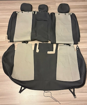 Set Huse Scaune Auto Kia XCeed, Premium - La comanda, Negru-Gri, Fata si Spate - imagine 2