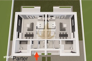 Duplex premium 5 cam, 3 bai în Dumbrăvița, | 125 mp utili | Zona Cora - imagine 16