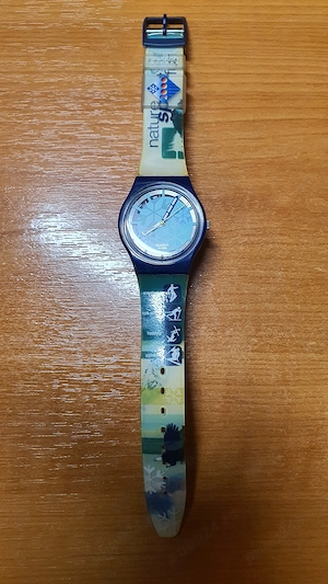 Ceas Swatch Vintage Natures Proof GN192 Editie Speciala Winter Sports 1999 Swiss Made