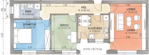 Apartament 3 camere decomandat  - imagine 9