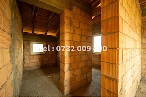 Casa la roșu P+M 219mp + Anexa , Teren 475 mp , Deschidere 40 m, Brașov , Comuna Halchiu  - imagine 7