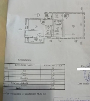 Apartament 2 camere decomandate, etaj 1, mobilat si utilat, cu loc parcare, zona Macrina-Darmanesti - imagine 15