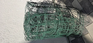Vind 4 role gard de sîrma flexibila verde 10 x 0,6 m