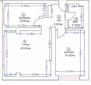 Apartament 2 camere Rond OMV Pipera - imagine 3
