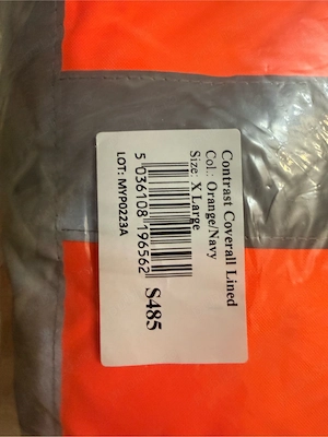 S485 - Combinezon HiVis Contrast - Captusit
