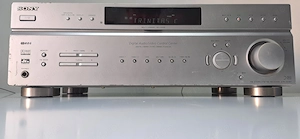 Amplificator Sony STR-DE497 Receiver Digital Stereo si 5.1 Optic Coaxial RDS Argintiu