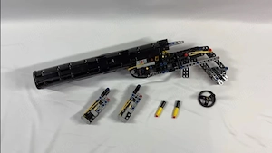 Piese de construcție tip LEGO armă de jucarie
