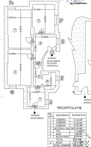 Apartament 3 camere in Vila Ultracentral Str.Roma - imagine 9