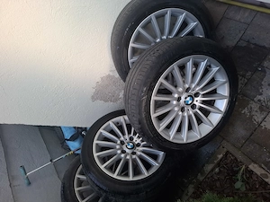 4 cauciucuri plus genti BMV 245/45 R18,runflat - imagine 3