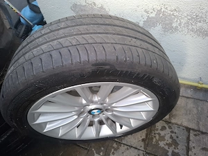 4 cauciucuri plus genti BMV 245/45 R18,runflat - imagine 4