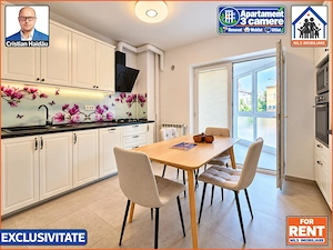 Apartament 3 camere, 2 bai, 3 balcoane | Renovat | Mobilat | Utilat - imagine 7