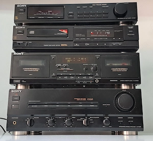 Amplificator Sony TA-F519R Linie Hi-Fi  Made in Japan   CD Deck Tuner 4 Piese