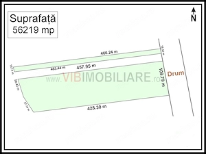 Teren intravilan 56.219 mp – Tunari, zona rezidentiala - imagine 3