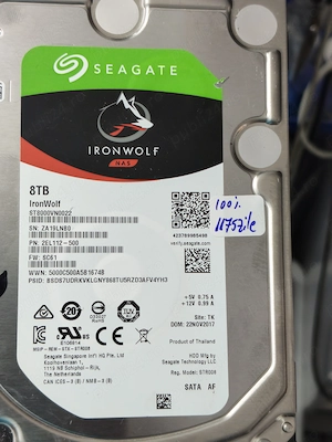 Hardisk Iron Wolf 8TB 7200rpm