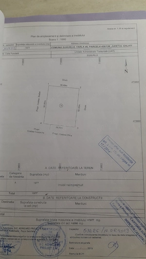 Vând  teren intravilan 2000mp  in centrul  loc Suhurlui Jud Galați  - imagine 7