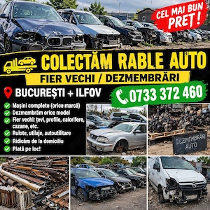 colectam rable auto pentru fier vechi 