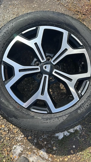 Set Roti dacia duster ,Nissan Qashqai ,Renault Kadjar 215/60/R17 cu anvelope de Vara  - imagine 5