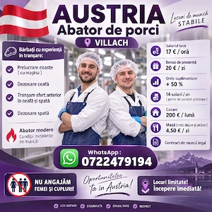 AUSTRIA  - Abator porc  - Villach  ! 