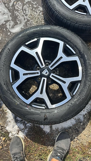 Set Roti dacia duster ,Nissan Qashqai ,Renault Kadjar 215/60/R17 cu anvelope de Vara  - imagine 3