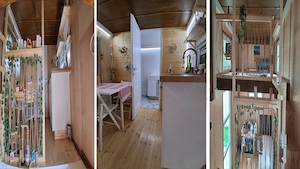 Vand Tiny House Pe Roti - Casa Birou Vacanta - Patru Anotimpuri - imagine 6