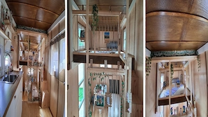 Vand Tiny House Pe Roti - Casa Birou Vacanta - Patru Anotimpuri - imagine 7
