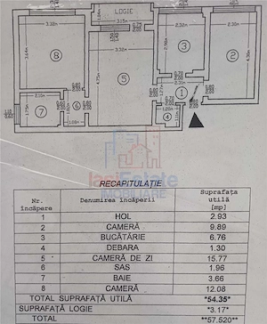 Apartament 3 camere de vanzare | Etaj 1 | Podu Ros – Tesatura - imagine 5